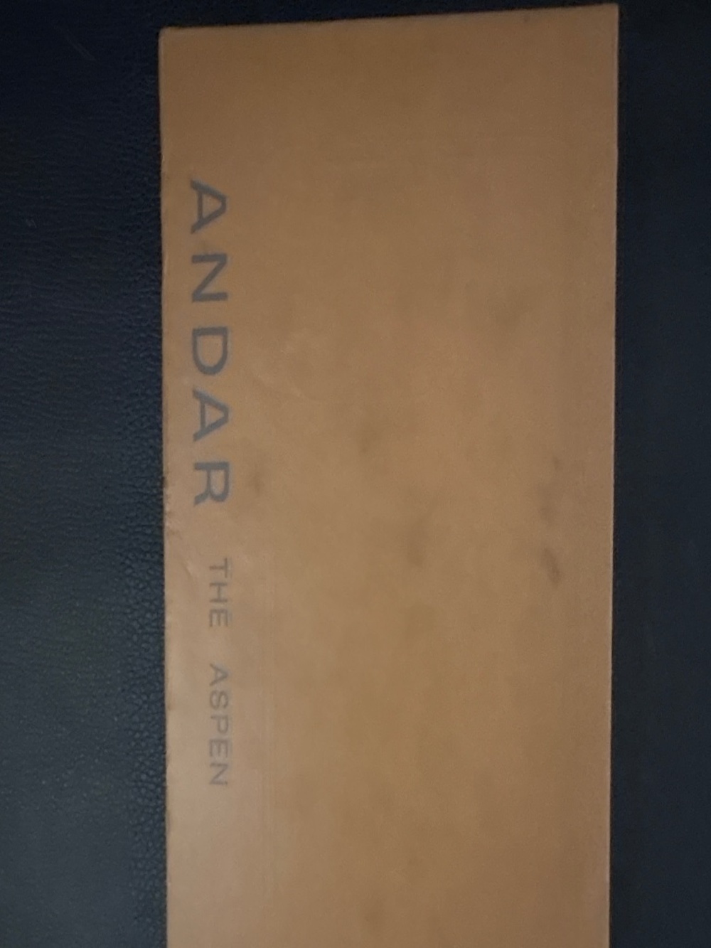 ANDAR The Aspen Leather iPhone 13 Pro Case Brown New in Box